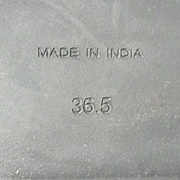 Free People Lyra Link Leather Loafer Mules Lug Sole Size EU 36.5/US 6 - Picture 11 of 12